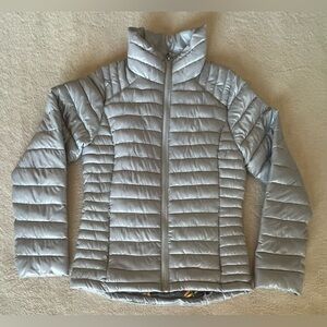 NWT Jason Wu Metallic Gray Puffer Jacket